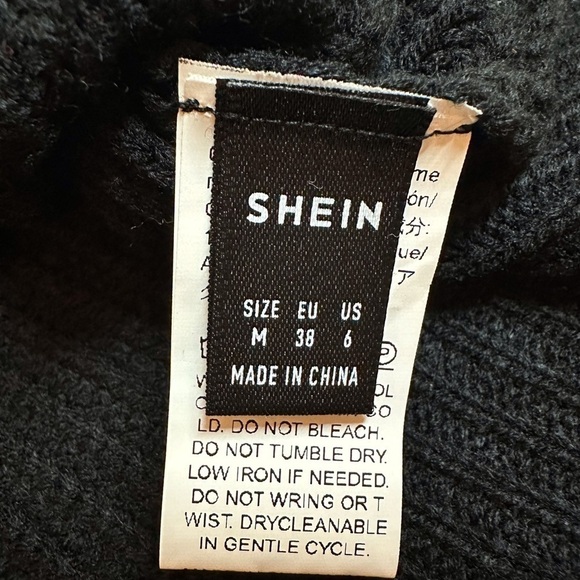 Women's Sweater Solid One Shoulder Sweater Size M - Picture 7 of 10